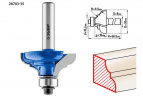 Фреза кромочная калевочная №3, D= 35мм, рабочая длина-15мм, радиус-5,5мм, хв.-8мм, d-12,7мм, ЗУБР Профессионал