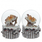 Фигурка декоративная в стекл. Шаре "Новый год", D 6 см, L7 W7 H9 см, 2в.