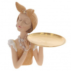 Фигурка декоративная "Девушка", L24 W17 H27 см