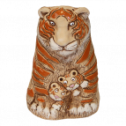 Тигрица с тигрятами цветочное кашпо 21*13*11 см  1,2 л ( )