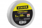 Серпянка самоклеящаяся FIBER-Tape, 5 см х 130м, STAYER Professional 1246-05-130