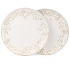 НАБОР ТАРЕЛКОК ЗАКУСОЧНЫХ КОЛЛЕКЦИЯ "PINE CONES", 2 ШТ. / 20,7*2,5 СМ