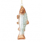 Украшение новогоднее "Рыба", L6 W5 H16 см