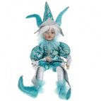 Игрушка набивная с муз и движ "Клоун", L15 W18 H51/25 см