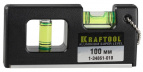 Уровень KRAFTOOL "PRO" "МИНИ" с магнитом, 2 ампулы, 100мм