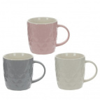 Кружка (кратность 6 шт), 340 мл, L12,5 W9 H9,5 см, 3в., (сорт 1,2)