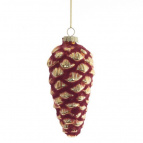 Украшение новогоднее "Шишка", L6 W6 H13,5 см