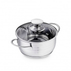 93-BIMv-03 Кастрюля 1 л. ст./кр. 14х7 см. Linea BIMBO vitro