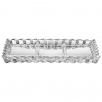 БЛЮДО СЕРВИРОВОЧНОЕ "CRYSTALITY", 3 СЕКЦИИ, 28,5*15*2,5 СМ