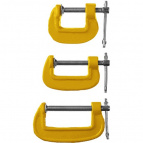 STAYER набор чугунных струбцин G SG-3, 25-50-75 мм, 3 шт (3212-H3)