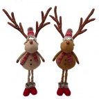 Игрушка набивная "Олень" (телескопические) , L67 W19 H67 см (в полку L67 W19 H31 см), 2в.