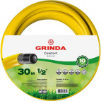 Шланг GRINDA COMFORT поливочный, 30 атм., армированный, 3-х слойный, 1/2"х30м