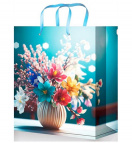 Пакет подарочный с глянц.лам. 22х31х10 см (МL) Аромат весны, 128 г ПКП-0548 Optima