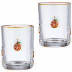 НАБОР СТАКАНОВ "FRUITY ORANGE" ИЗ 2 ШТ. 400 МЛ