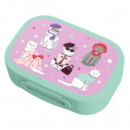 ЛАНЧ-БОКС С ДЕКОРОМ, 180x130x50ММ, 0,98Л (Микс 2)