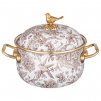 КАСТРЮЛЯ ЭМАЛИРОВАННАЯ LEFARD С КРЫШКОЙ, СЕРИЯ ROYAL GARDEN 2,1Л, ДИА.16СМ ПОДХОДИТ ДЛЯ ИНДУКЦИОН.ПЛ