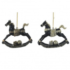 Изделие декоративное подвесное "Лошадка", L8,5 W2 H7 см, 2в.