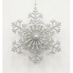 Новогоднее украшение Снежинка, 12x4x12 см