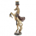 Подсвечник "Лошадь", L14 W9 H36 см