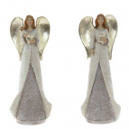 Фигурка декоративная "Ангелочек" L6 W3 H18 см, 2 в.