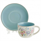 Ф2-046P/2  Чайный набор 4 предмета "Blossom Blue" (16)