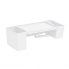 Держатель для туалетной  бумаги 3 в 1 (белый)