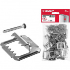 ЗУБР Кляймер-У2 8 мм, усиленный крепеж для вагонки с саморезами, 50 шт (30755-08)