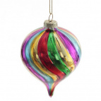 Украшение новогоднее "Капля", L7 W7 H11 см