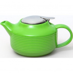 ФЕЛИЧИТА, чайник 700мл с фильтром, ГЛАЗУРЬ, зеленый, цветная упаковка