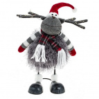 Игрушка набивная с подсветкой "Олень" (CR2032x2, прилаг.), L28 W14 H51 см