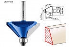 Фреза кромочная калевочная(фасочная) №9, D= 50,8мм, рабочая длина-23мм, угол наклона-45 градусов, хв.-8мм, d-12,7мм, ЗУБР Профессионал