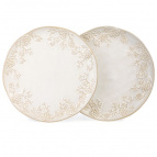 НАБОР ТАРЕЛКОК ОБЕДЕННЫХ КОЛЛЕКЦИЯ "PINE CONES", 2 ШТ. /  25*25*2,3  СМ