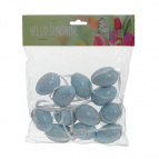 Изделие декоративное подвесное "Яйцо", набор из 12-ти шт., L16 W3 H20 см