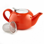 Ф19-010R  Заварочный чайник с фильтром : 750мл., оранжевый