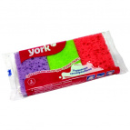 Губки ''YORK'' 3 шт. КОЛОР ЛЮКС