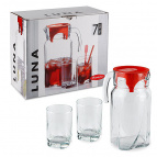 Набор Pasabahce с кувшином 7пр "Луна"