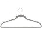 Вешалка-плечики "Велюр". Размер 44-46. (серый цв.) NEW (только кратно упаковке)