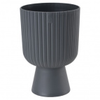 5120-014 Кашпо Keli Mika Petit d13,7 h20,5 1,7л антрацит (anthracite)