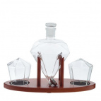 Графин 800 мл с 2-мя стаканами 300 мл, L32 W12,5 H23,5 см