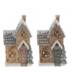 Фигурка декоративная "Домик" (подсветка, 3хААА, не прилаг.), L19 W10 H33 см, 2в.