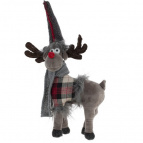 Игрушка набивная "Олень", L25 W12 H43 см (в полку L25 W18 H28 см)