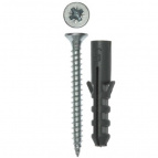 Дюбель ЗУБР ЕВРО с шурупом 6x40мм, 10шт