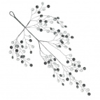 Изделие декоративное "Ветка", L27 W1 H45 см