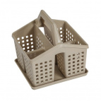 Подставка под столовые приборы "Лофт" 150х160х160 (латте)