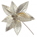 Цветок искусственный "Пуансеттия", L28 W25 H40 см