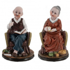 Фигурка декоративная "Бабушка/Дедушка", L10,5 W10,5 H16 см, 2в.