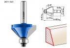 Фреза кромочная калевочная(фасочная) №9, D= 34,9мм, рабочая длина-17мм, угол наклона-45 градусов, хв.-8мм, d-12,7мм, ЗУБР Профессионал