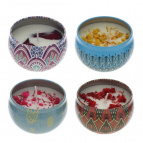 Свеча (блок 4 шт), D5,5 см,L6 W6 H4 см, 4в.