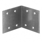 Уголок мебельный широкий УМШ-1.5, 60х60х60 х 1.5мм, белый цинк, ЗУБР