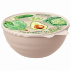 Миска С Крышкой С Декором Wave 2,8Л (Бежевый)